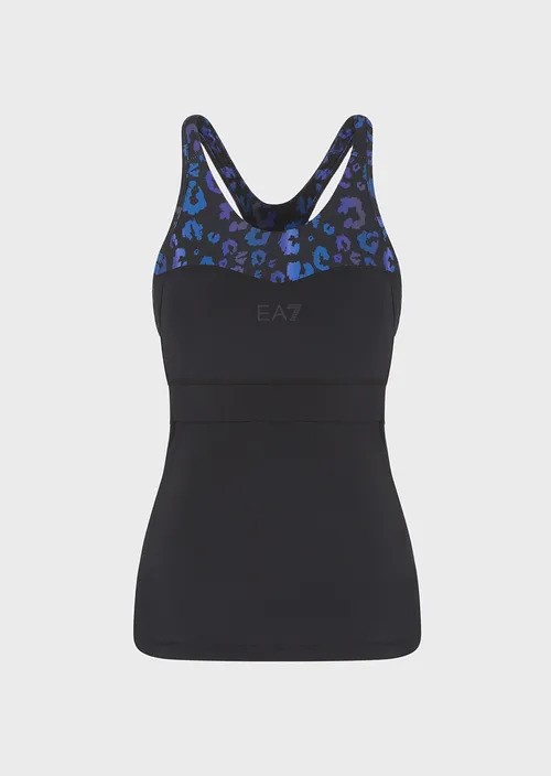 Canotta tennis donna nera