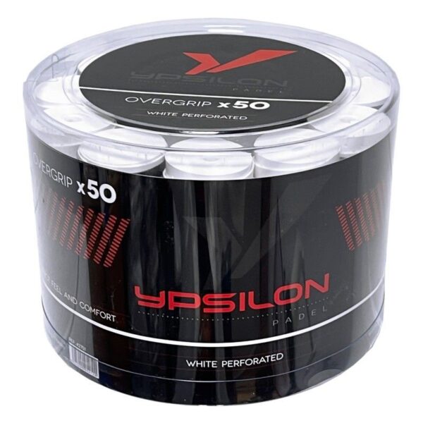 Confezione 50 overgrip bianc perforati