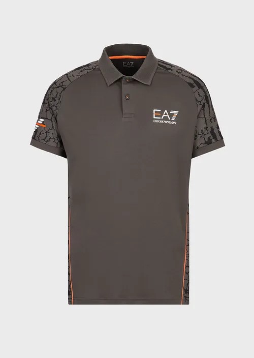 Polo tennis pro grigio