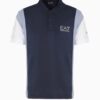Polo serafino blu