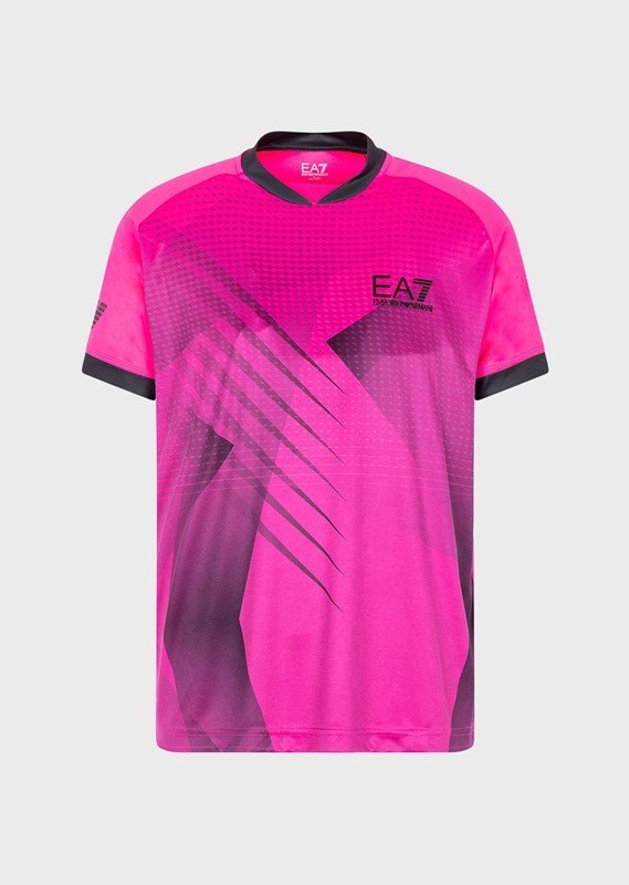 T-shirt ea pink fluo