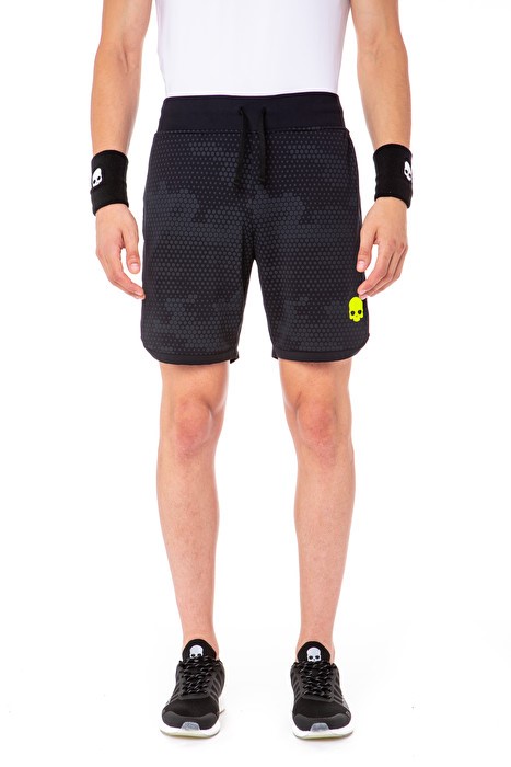 Short tech camo pixel ner/gry