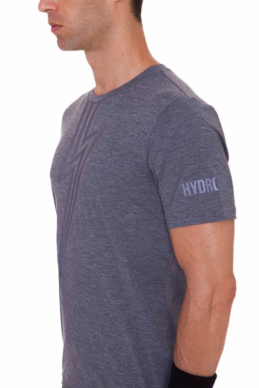 T-shirt flash antracite melange