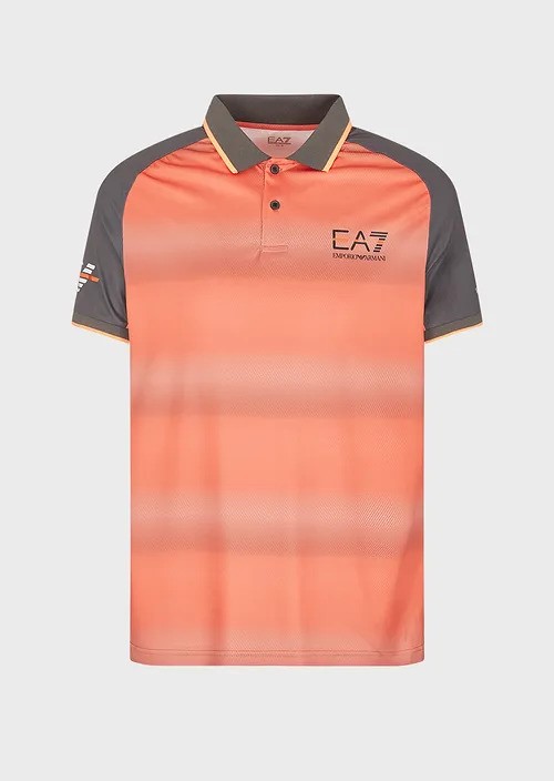Polo tennis arancione pro