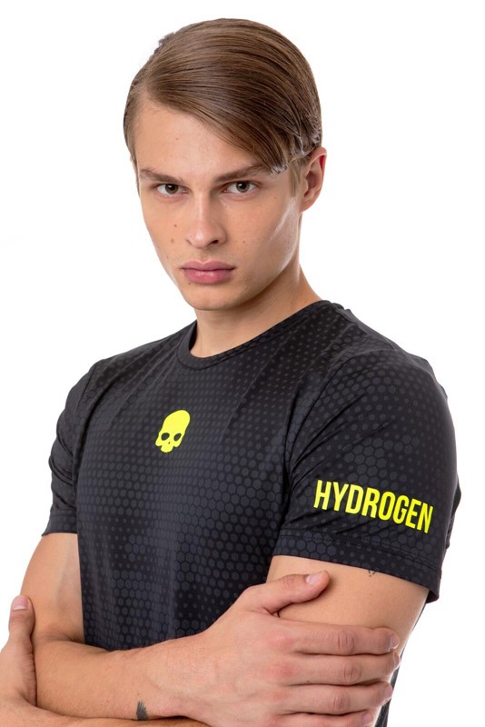 Tee tech camo grey/black