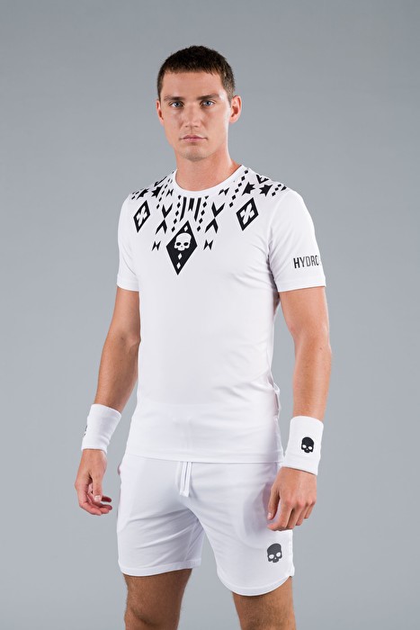 T-shirt tribal bianca