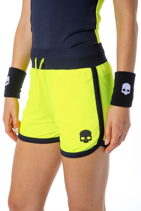Shorts donna tech fluo yellow