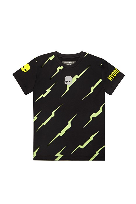 T-shirt jr thunder nero/giallo