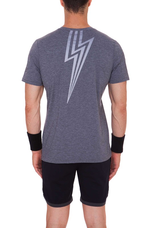 T-shirt flash antracite melange