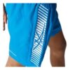 Short running 7 icon blue