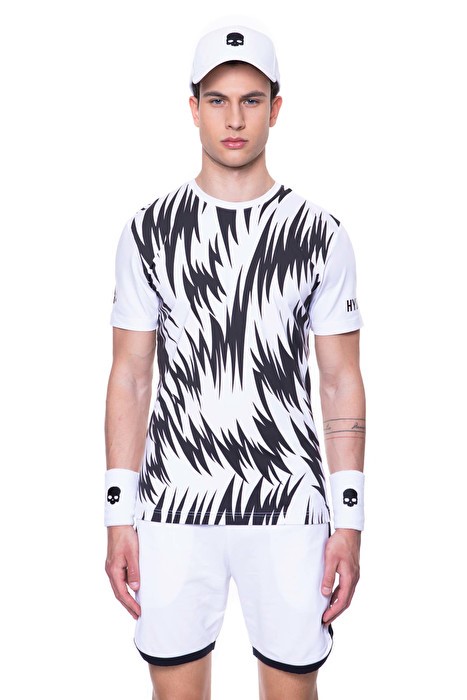 D4660E41937D431B68C0E39CCDBCB519_ T-shirt tech scratch bianca