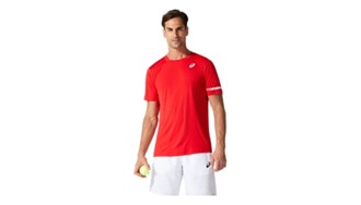 FB93A07F20B69DC2AD24E4D04C4FE9E1_ T-shirt court red