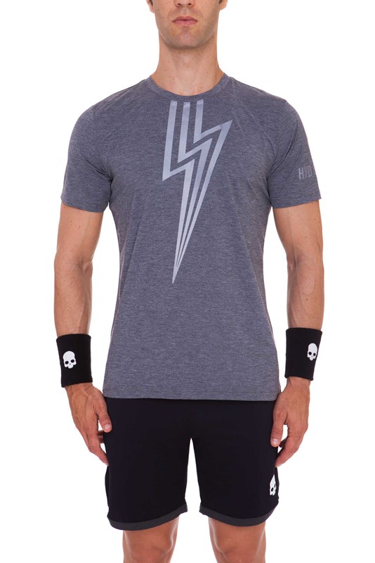 T-shirt flash antracite melange