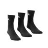 3 paia calze tennis nere