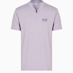 Polo serafino tennis lavanda