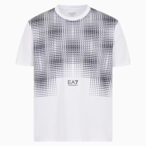 T-shirt girocollo pro fancy bnc/blu