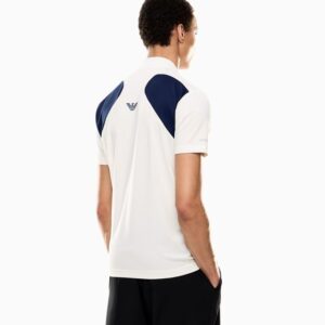 Polo tennis pro  bicolore white