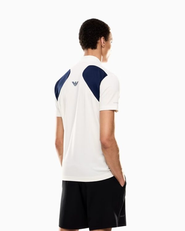 Polo tennis pro  bicolore white
