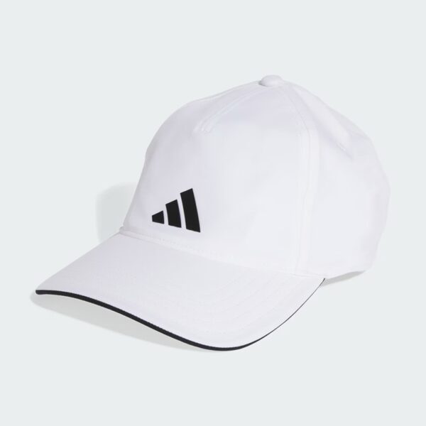 Cappellino bianco con visiera