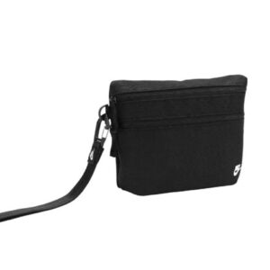 Piccola borsa nera con bracciale